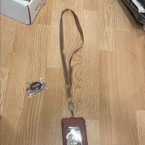 Brown Leather Key & Card Holder